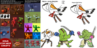 Gallery unlock 2 - Concept art for various Story Mode enemies.